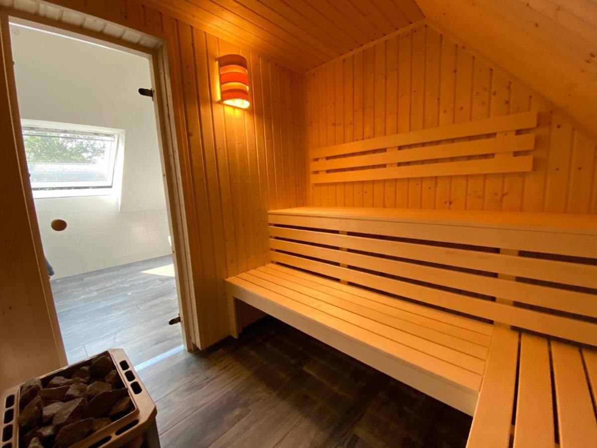 Ferienhaus Seestern Am Harkebruegger See Mit Sauna Und Kamin Barssel  Eksteriør bilde